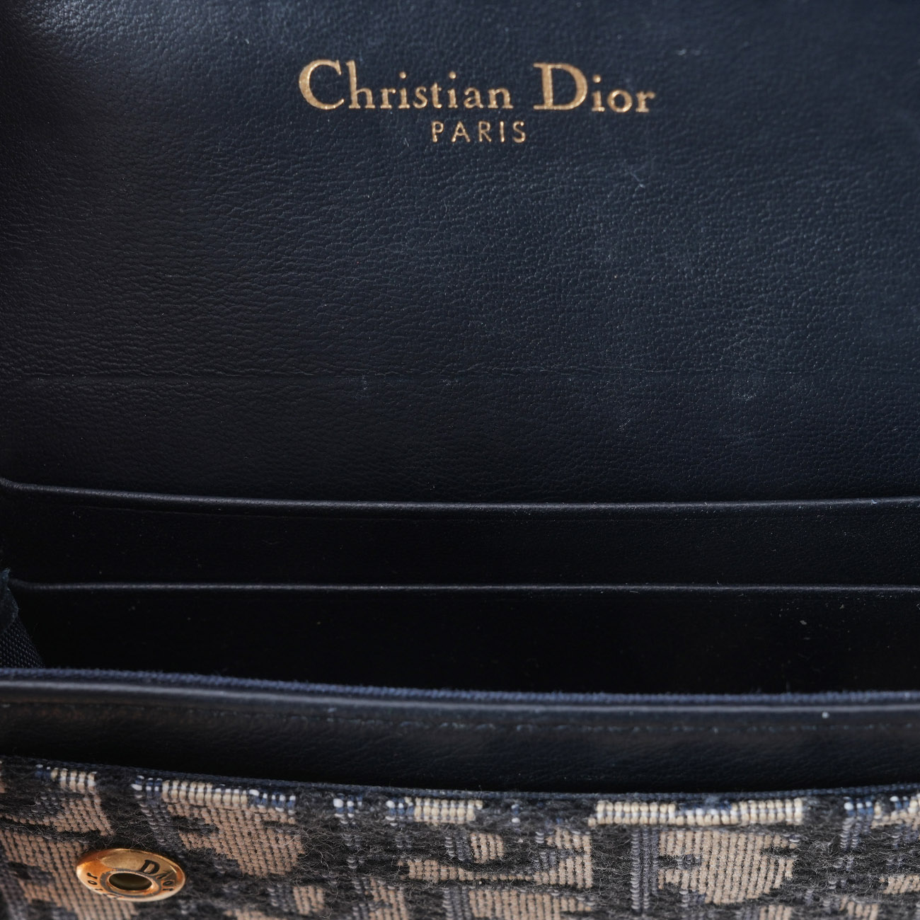 CHRISTIAN DIOR(USED)디올 오블리크 새들 카드지갑